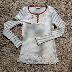 Beautiful Lace Detailed Shirt